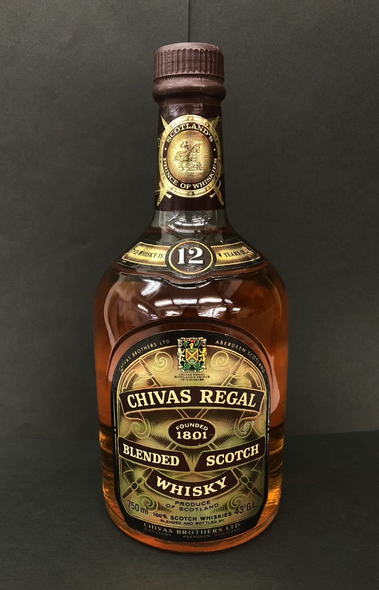 シーバス リーガル 12年 CHIVAS REGAL 12年 SCOTCH WHISKY 750ml 未開栓 箱付き M7_画像1