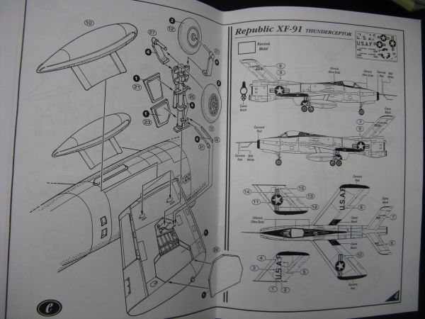 ★　プラネットモデル　1/72 XF-91 Thunderceptor 　V-tail version ”　★_画像9