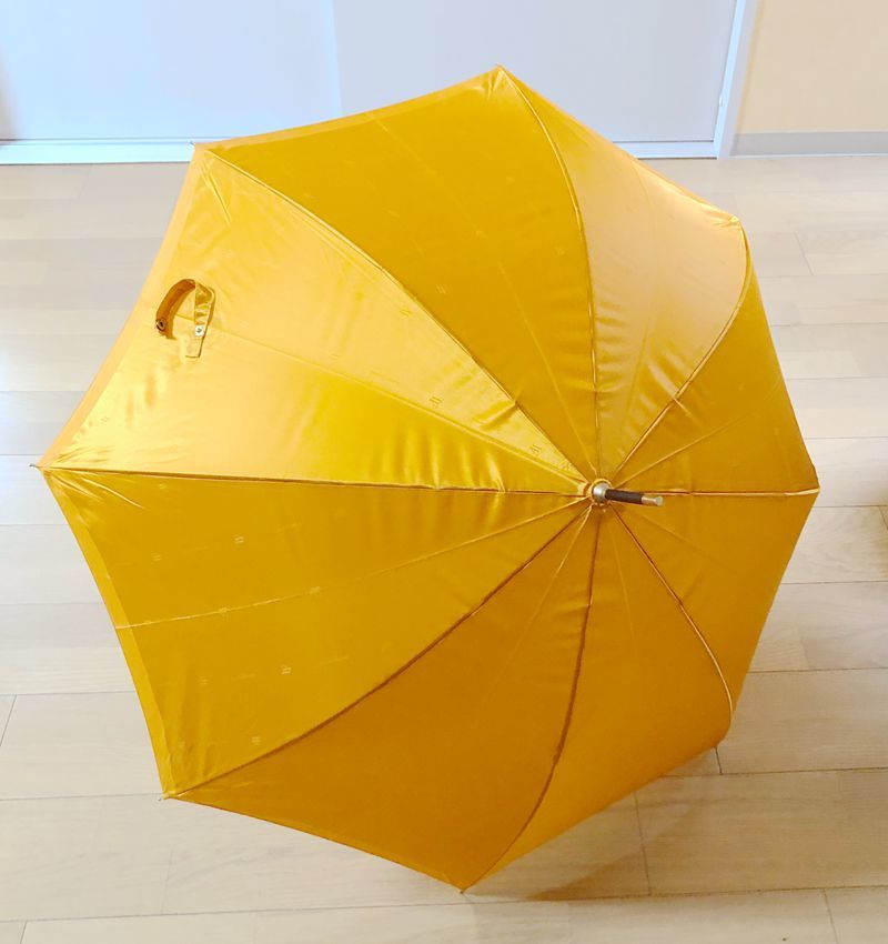 ルイフェロー 傘ゴールド色 新品未使用 58㎝レティス傘の画像1