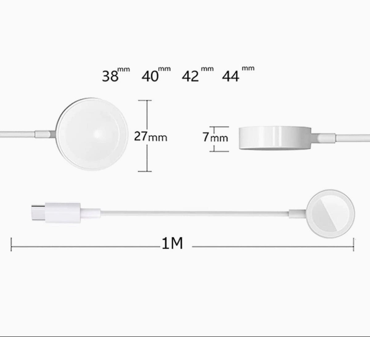 Apple Watch  9 8 7  充電器  cタイプ 充電ケーブル　互換性あり