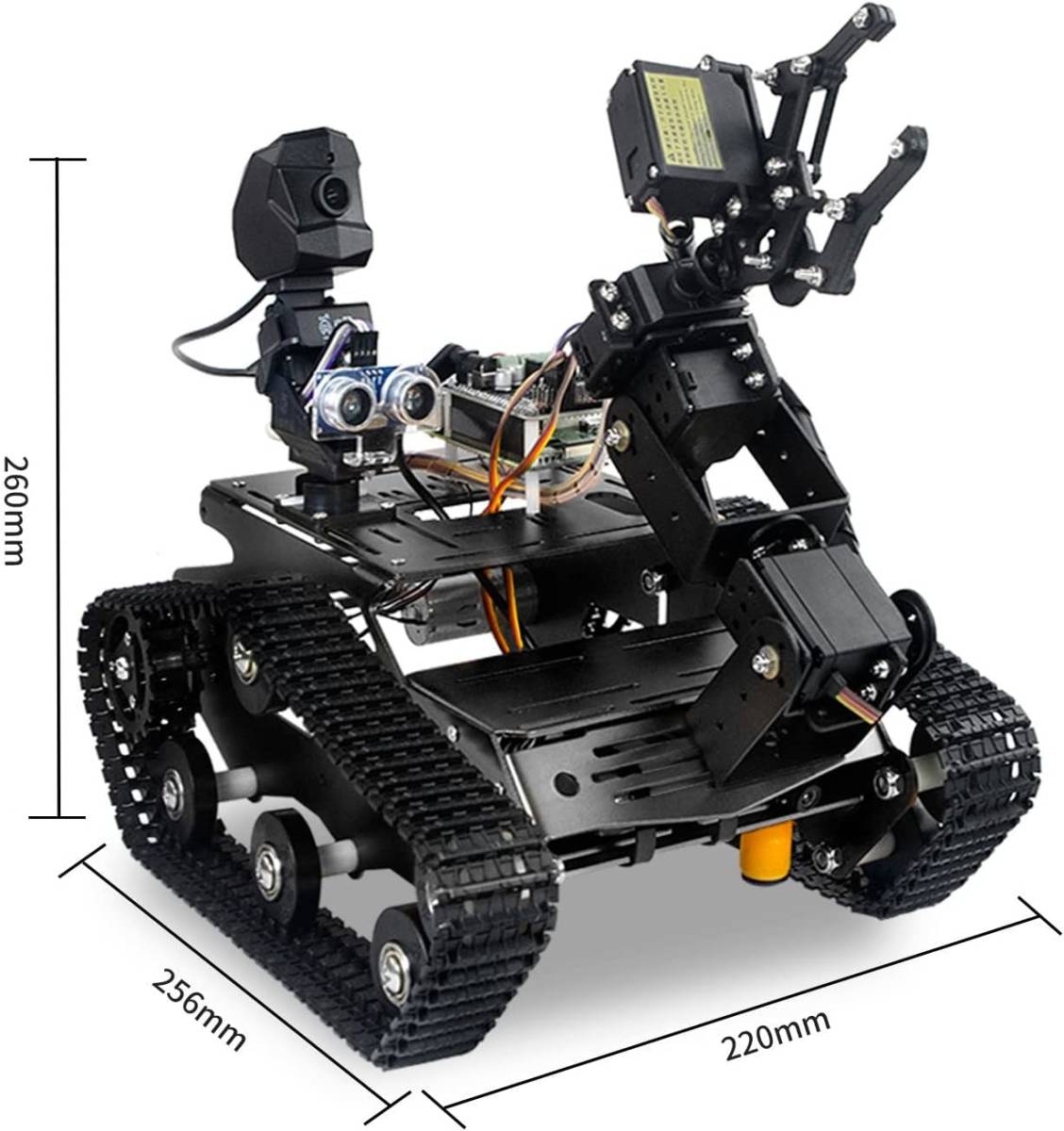 XiaoR GEEK Raspberry Pi Smart WiFi robot kit robot arm tanker car -si robot 