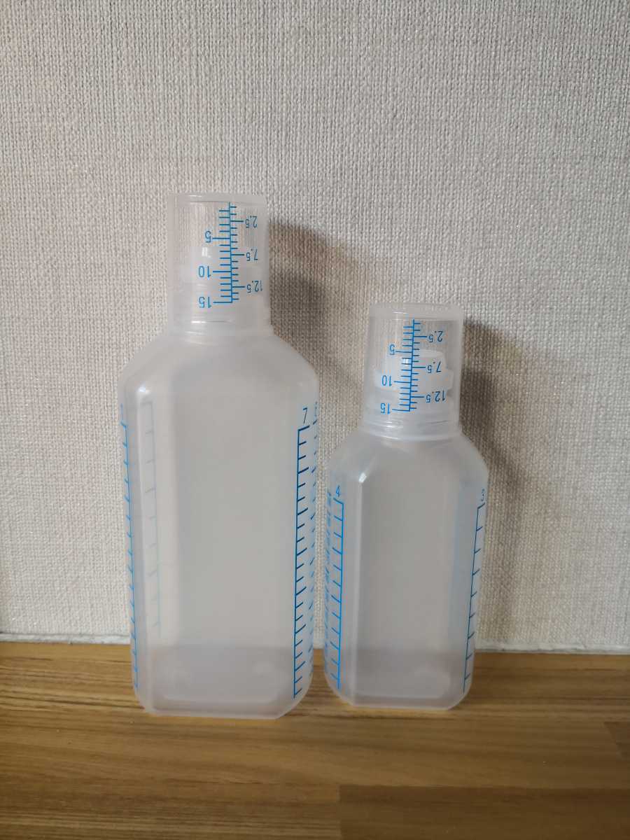 アルコールバーナー アルコールストーブ 燃料用 アルコールボトル スケールキャップ付 200ml 100ml 2本 セット PPボトルの画像1
