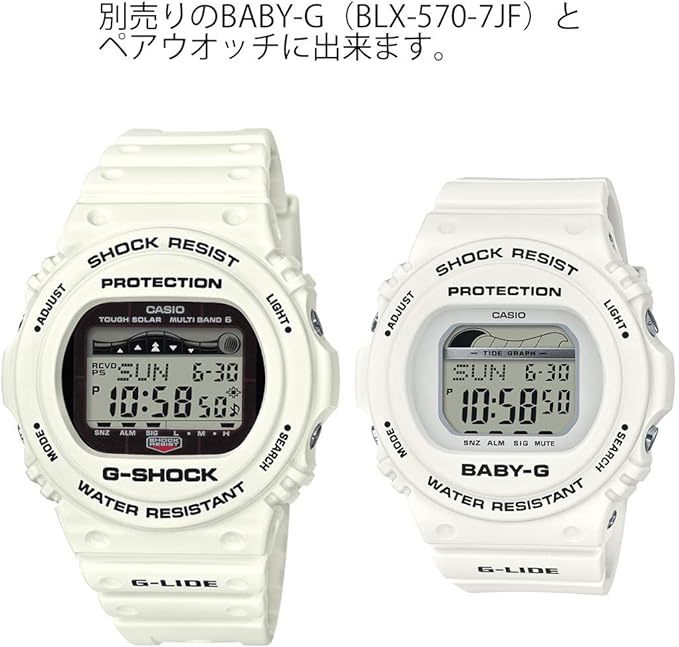 カシオ 電波ソーラー　腕時計 ジーショック G-LIDE GWX-5700CS-7JF メンズ ホワイト_画像6