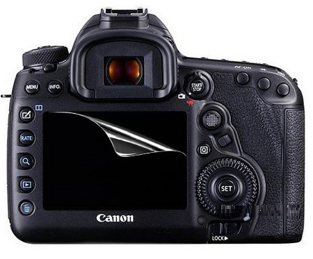 11-16-01【高光沢タイプ】Canon EOS 5D MarkIV/5Ds/5DsR/5D MarkIII用 指紋防止 反射防止 気泡レス カメラ液晶保護フィルム_画像1