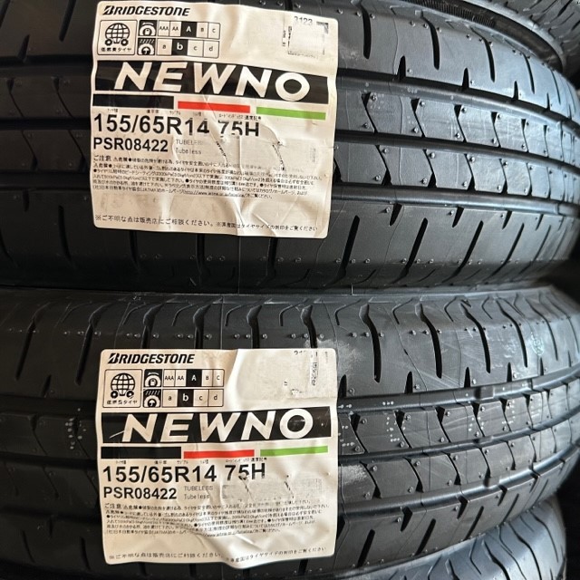 ＊＊ 新品 ＊＊ 　【送料無料】　155/65R14　ブリヂストン　NEWNO　ニューノ　サマ－タイヤ　155/65/14　4本セット　【来店交換も大歓迎】_画像2