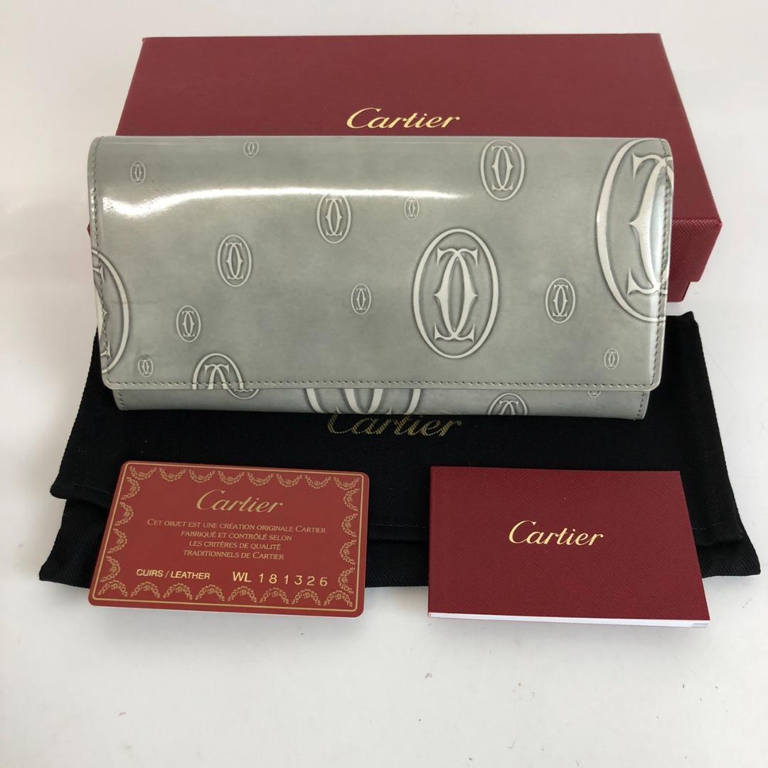 Cartier カルティエ 長財布 ハッピーバースデー グレー ブランド Cartier カルティエ 長財布 ハッピーバースデー グレー ブランド