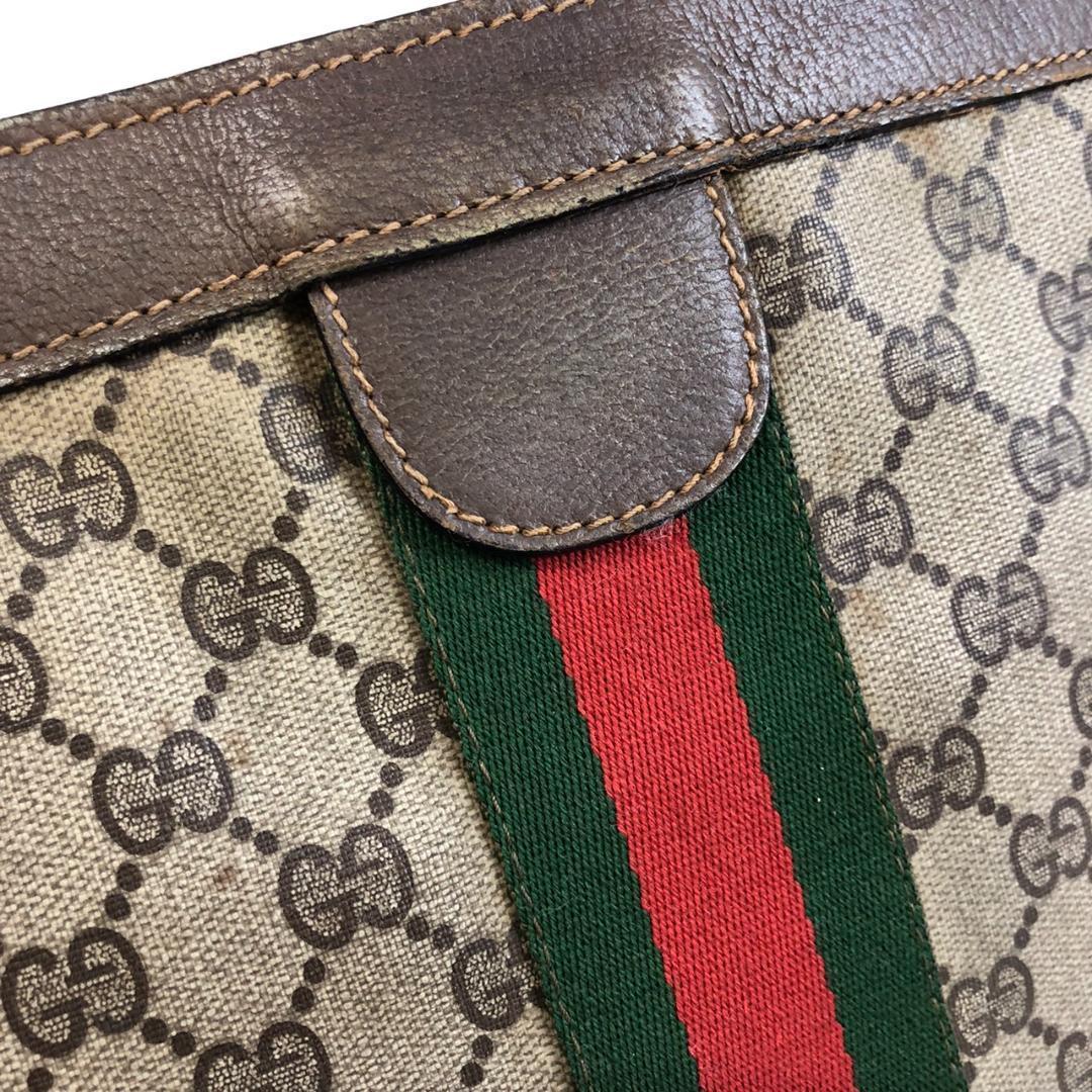 GUCCI グッチ GGスプリーム シェリーライン クラッチバッグ ブラウン バッグ 鞄 かばん レディース 送料無料 おしゃれ_画像8