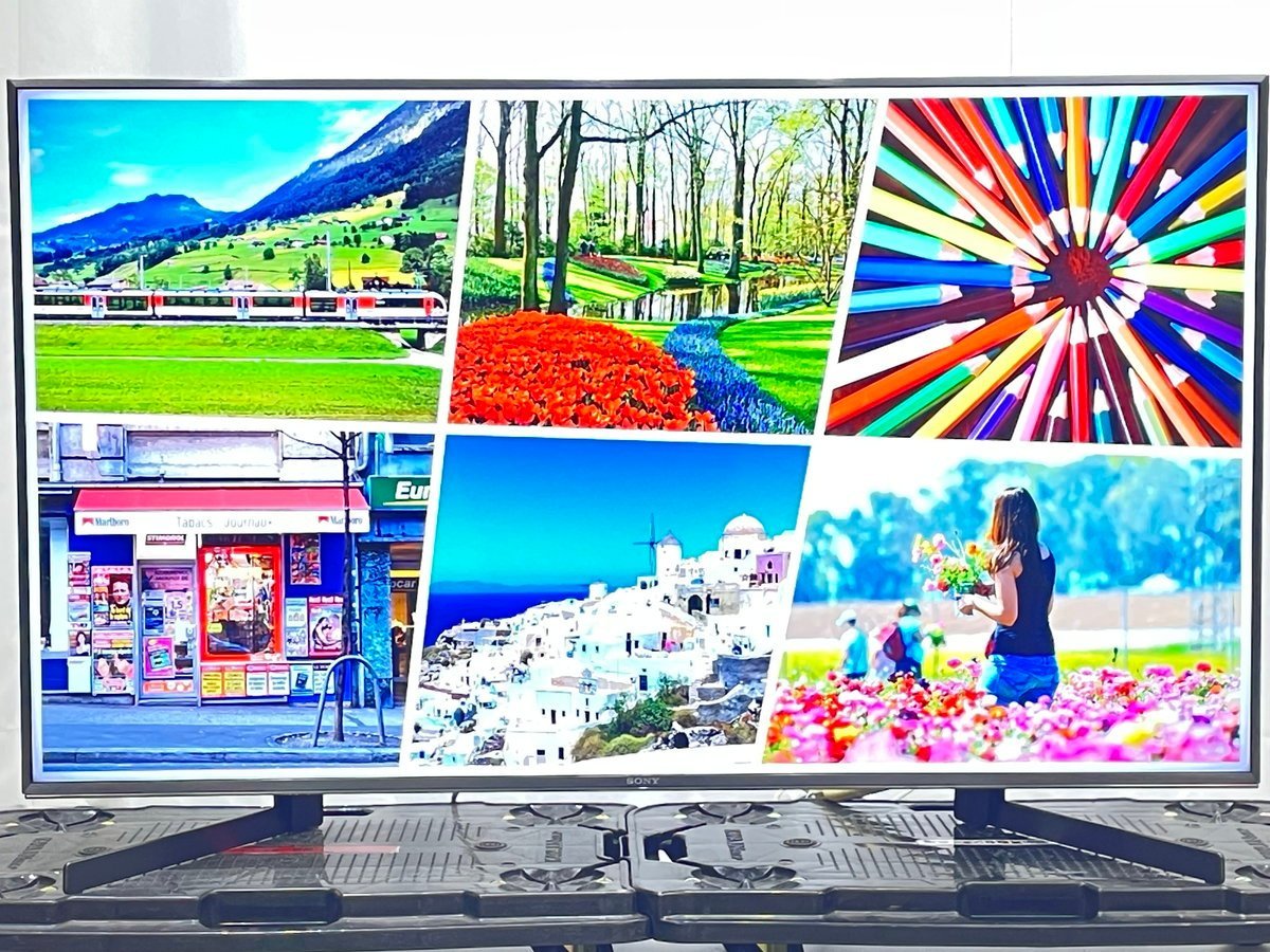 49インチ液晶4Kテレビ SONY KJ-49X9500H(2020年製造)HDR/倍速駆動/WIFI/ ■ソニー BRAVIA★Joshin(ジャンク)3180●1円開始・直接引渡可_画像1