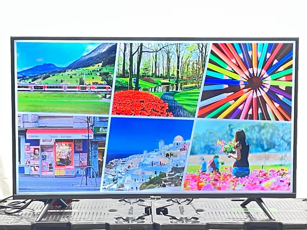 40インチFullHD液晶テレビ Hisense 40H38E(2020年製造)FullHD ■ハイセンス Hisense★Joshin(難あり)1903●1円開始・直接引渡可_画像1