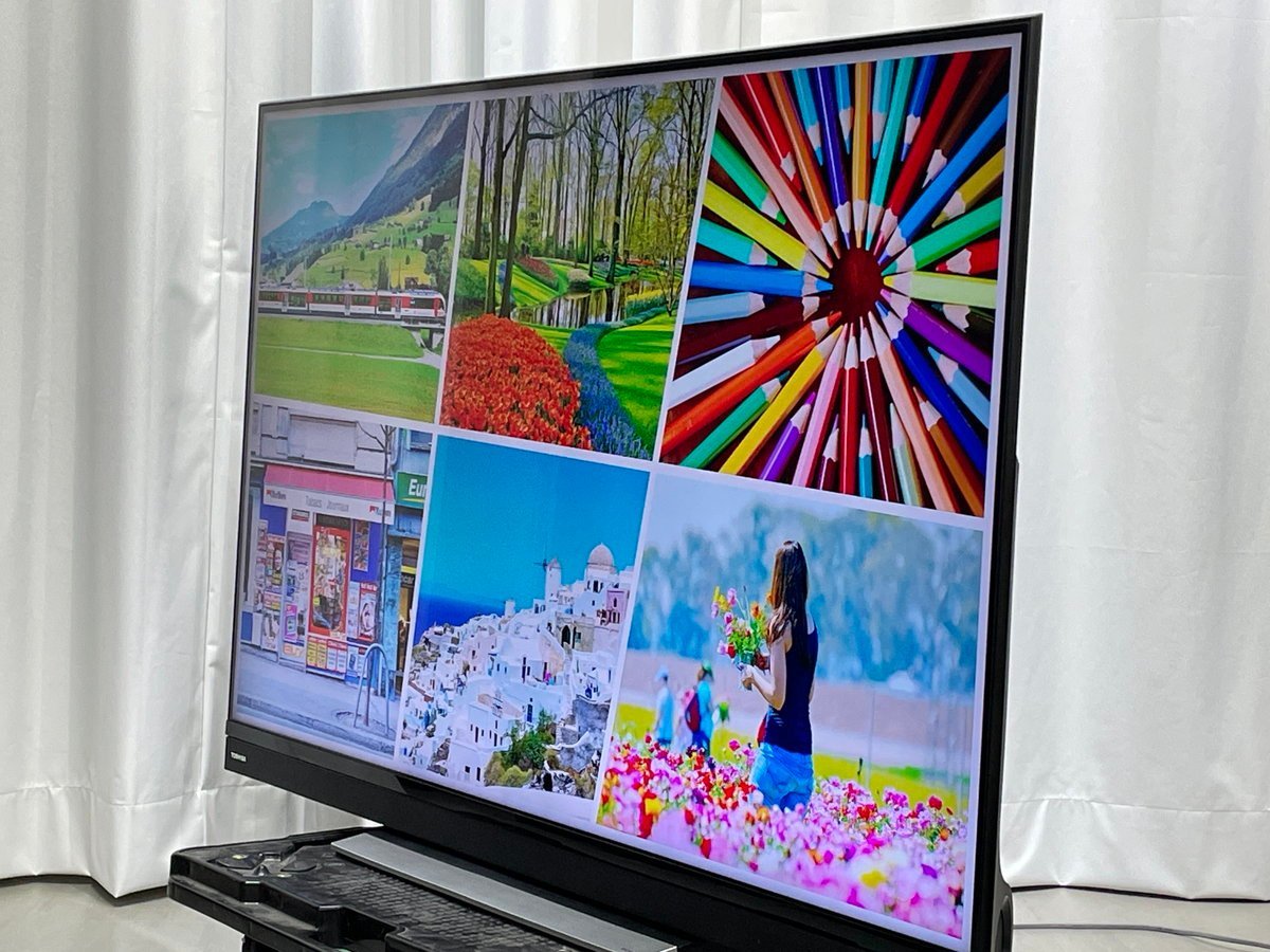 55インチ液晶4Kテレビ TOSHIBA 55BM620X(2018年製造)HDR/WIFI/ ■東芝 REGZA★Joshin(難あり)2343●1円開始・直接引渡可_画像3