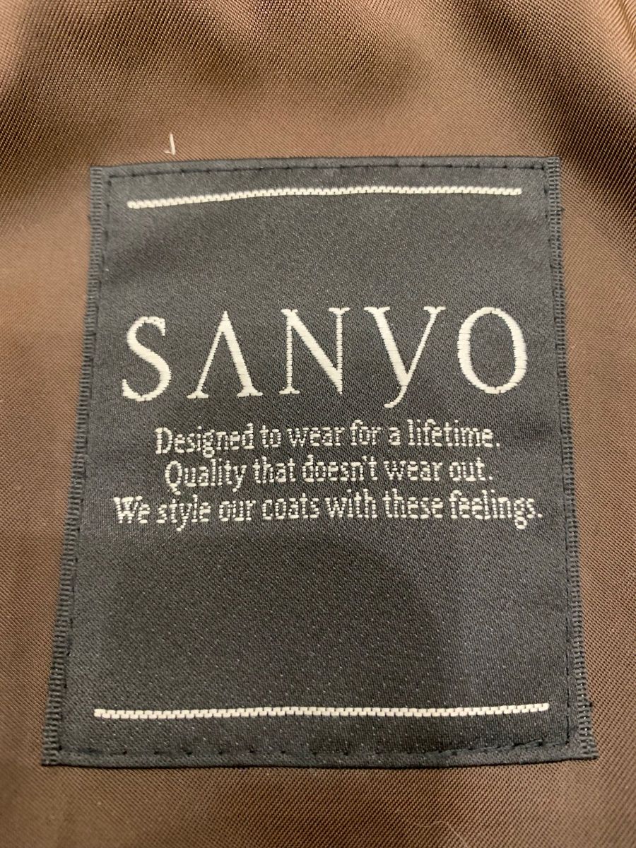 SANYO サンヨー ダウンコート ダウンジャケット フード 11 Lサイズ