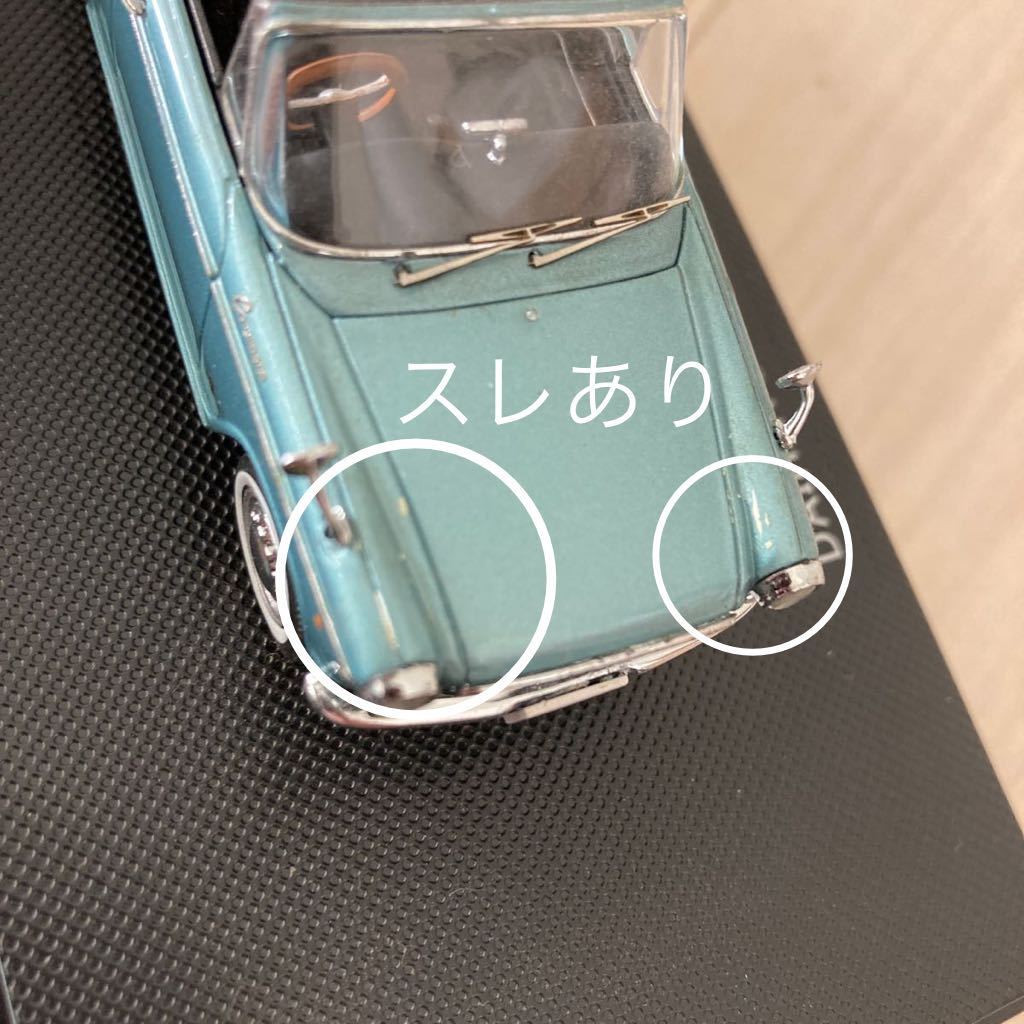 エブロ ミニカー2台セット DAIHATSU COMPAGNO SPIDER 1965 RED/ BLUE ダイハツ コンパーノ スパイダー 赤 青_画像10