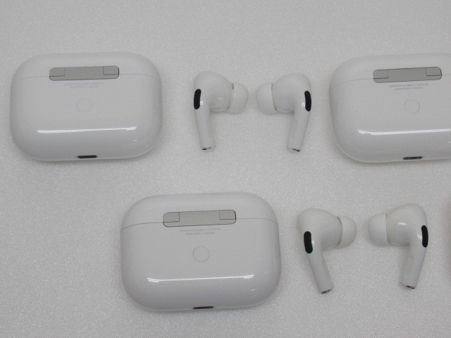 2.■Apple AirPods Pro アップル エアポッズプロ ワイヤレスイヤホン A2083/A2084/A2190 ５個セット 正規品 訳有 送料無料！_画像5