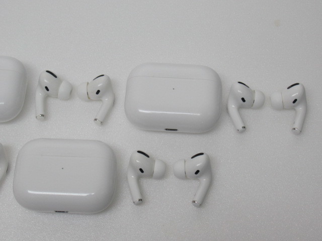 2.■Apple AirPods Pro アップル エアポッズプロ ワイヤレスイヤホン A2083/A2084/A2190 ５個セット 正規品 訳有 送料無料！_画像3