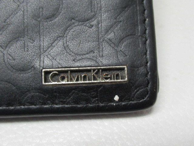 ◆S241.Calvin Klein カルバンクライン 二つ折り カードケース パスケース 定期入れ/中古の画像2