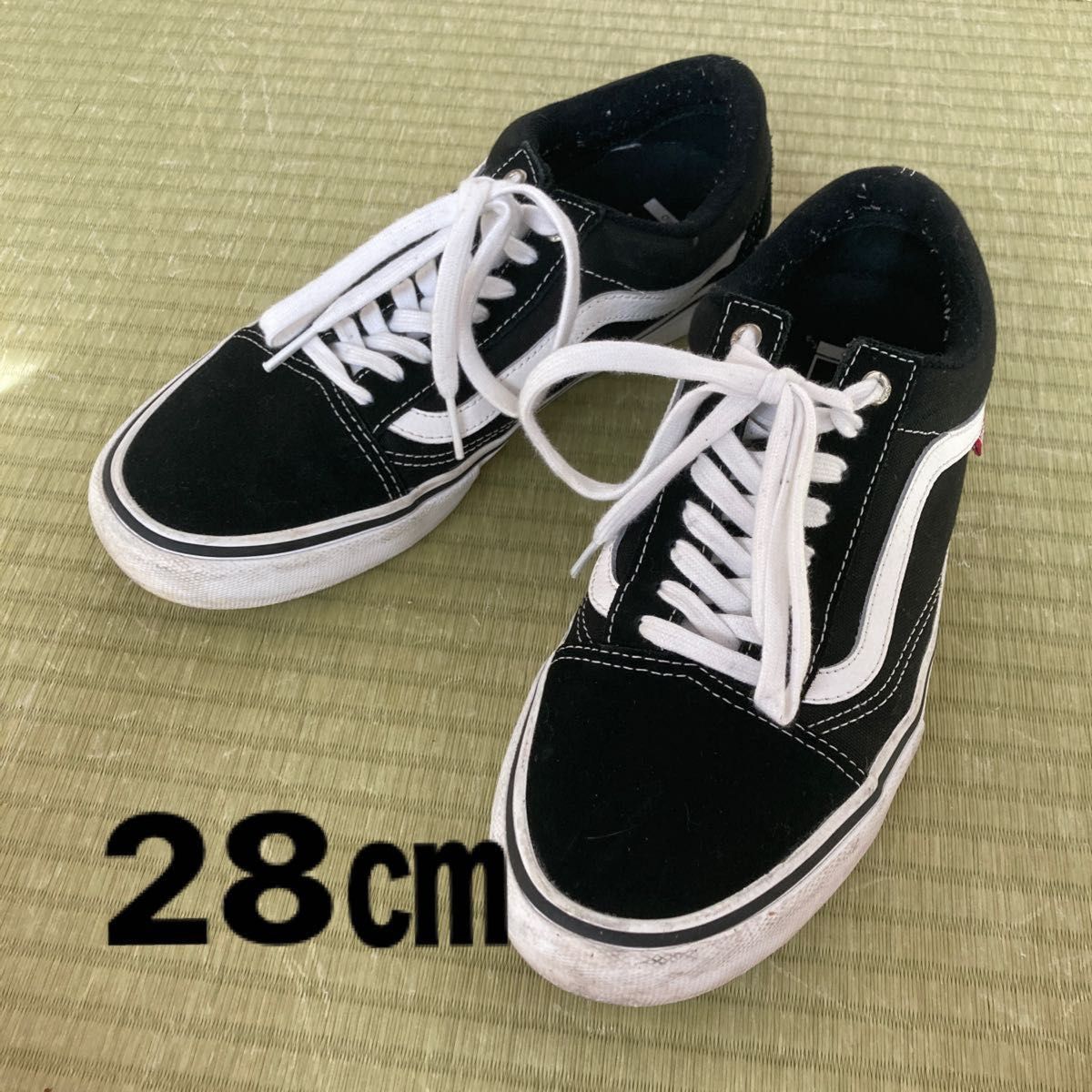 販売終了モデル　赤タグ Vans バンズ　スニーカー 【Vans Old Skool Pro】US_10 Black White 