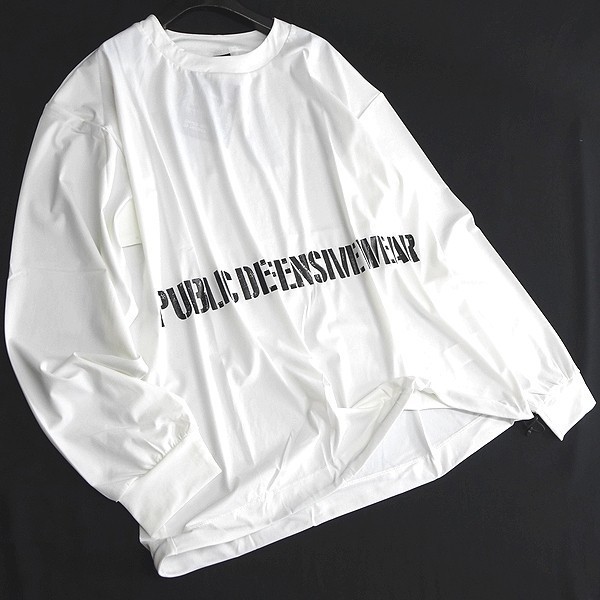 AVIREX P.D.W. Avirex new goods stretch nylon long sleeve T shirt long T cut and sewn pull over 6623013 01 L ^031Vkkf0010a