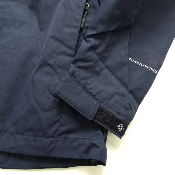 □Columbia コロンビア 防風通気性 OMNI-WIND BLOCK フーデッド ジャケット ブルゾン アウトドアウェア YLG001 464 105/XL ▲020▼kkf114co_画像3