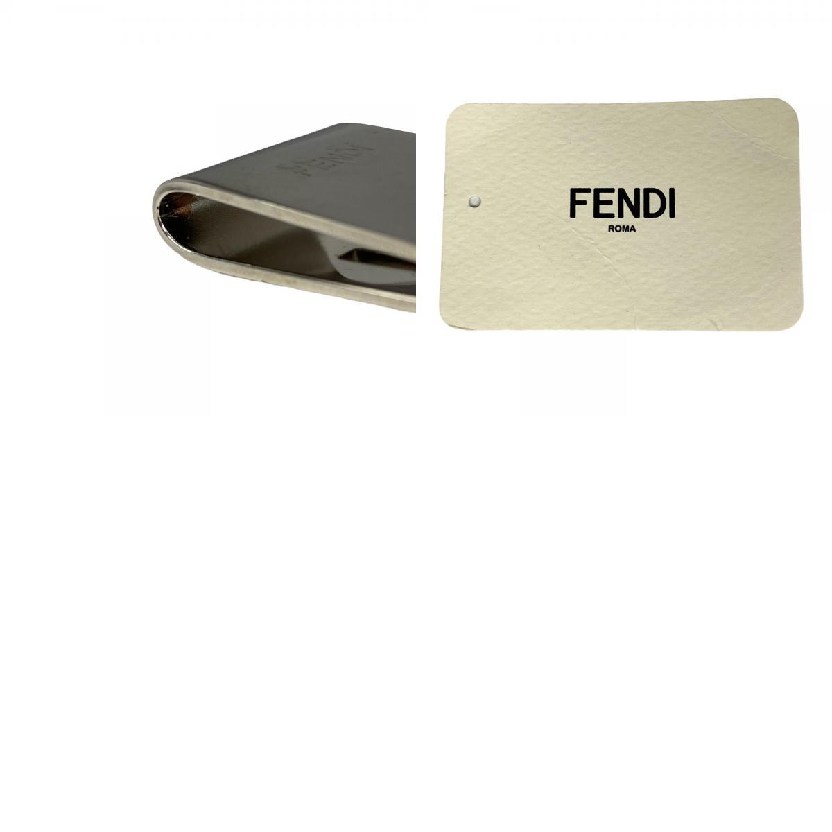 FENDI フェンディ FFロゴ メタル マネークリップ シルバー メンズ ブランド_画像10