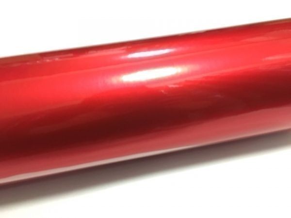 カーラッピングシート 高品質 ハイグロス メタリック パール レッド 赤 縦x横 152cmx50cm SHS02 内外装 耐熱 耐水 DIY_画像2