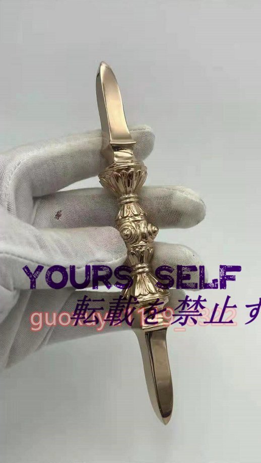 極上品 真言宗 飛行五鈷杵/三鈷杵/独鈷杵 三点セット 銅製 密教法 極上品 真言宗 飛行五鈷杵/三鈷杵/独鈷杵 三点セット 銅製 密教法