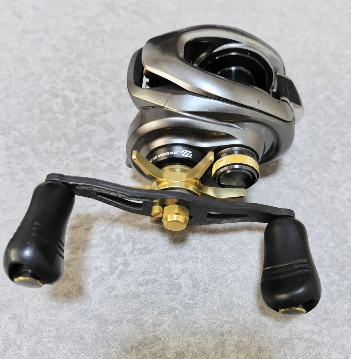 カスタムリール SHIMANO シマノ 15メタニウムDC HG ZPIハンドル カスタムリール SHIMANO シマノ 15メタニウムDC HG ZPIハンドル