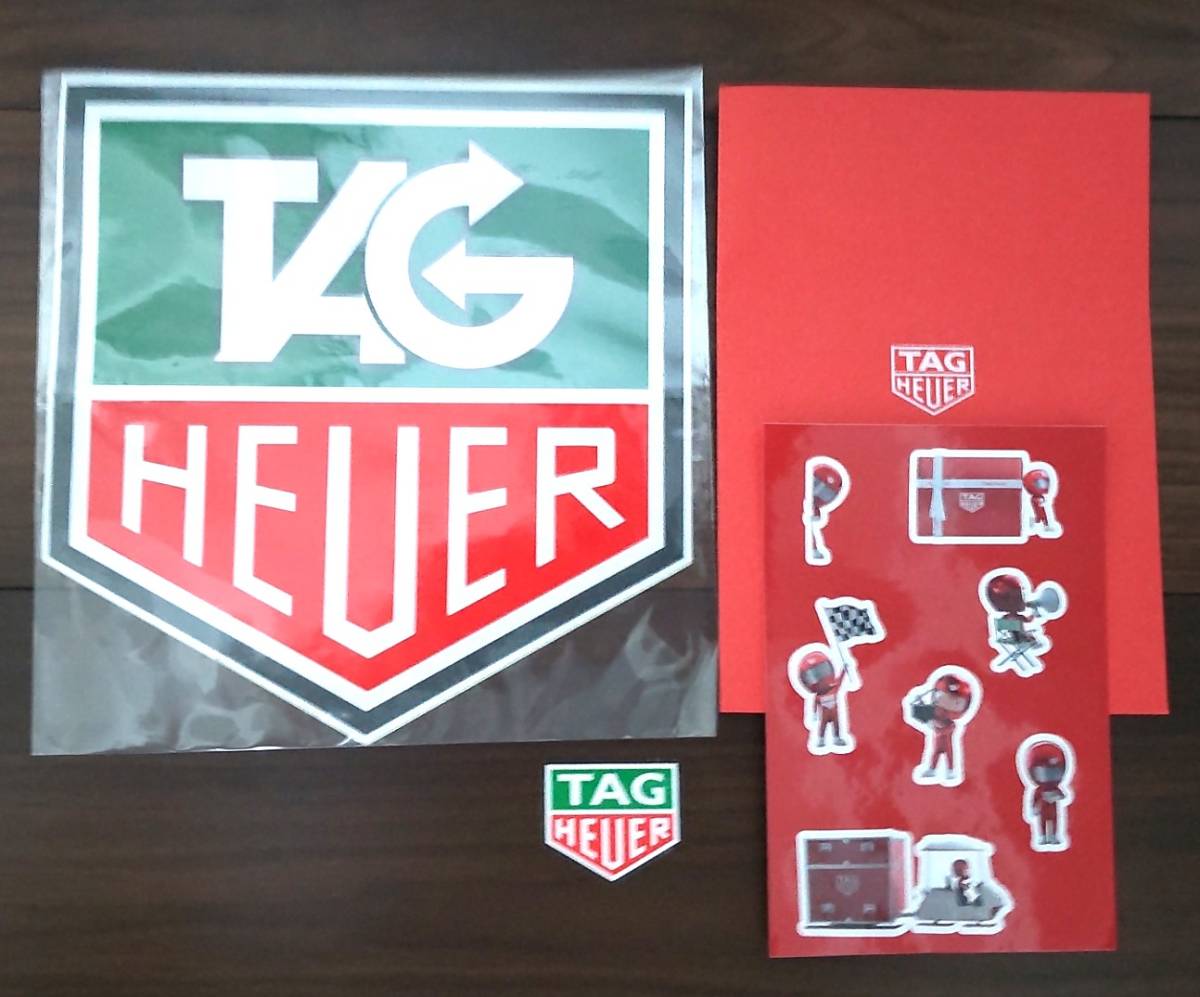 ★激安！★TAG HEUER タグホイヤー 特大ステッカー シール他セット★_画像1