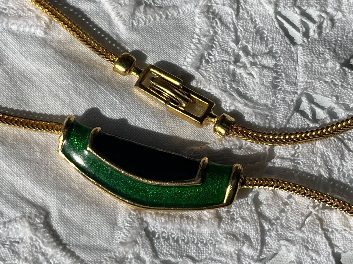 ヴィンテージ ** Jomaz エナメルの美しいネックレス vintage necklace USA 刻印の画像3