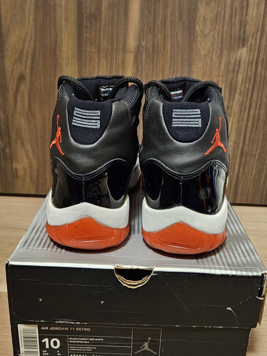 NIKE AIR JORDAN 11 RETRO (061カラー) ブルズカラー　US10(28cm)_画像3