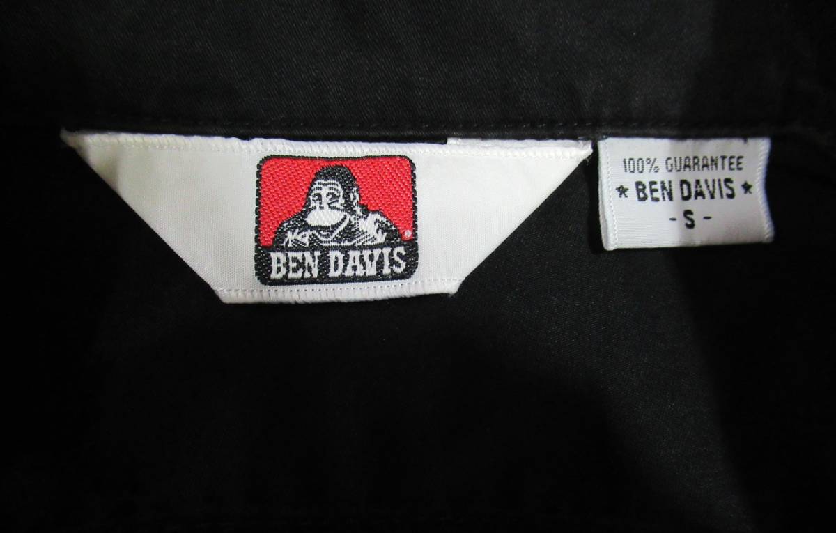 BEN DAVIS/ベンデイビス◇シャツ ワークシャツ 半袖 ワッペン ブラック SAN MARINO サンマリノ ルード_画像7