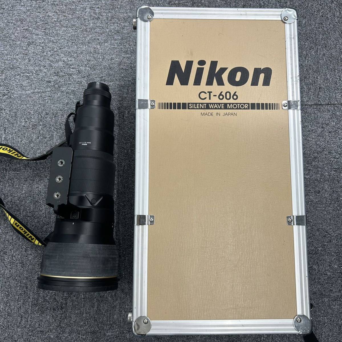 希少　Nikon ニコン ED AF-S NIKKOR 600mm 1:4 D Ⅱ SWM ED IF 望遠レンズ ハードケース　CT-606 付き　オートフォーカス弱