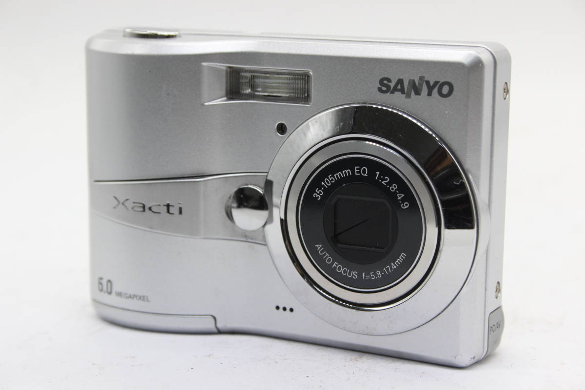 [ возвращенный товар гарантия ] [ удобный батарейка АА . использование возможно ] Sanyo SANYO Xacti DSC-S60 3x компактный цифровой фотоаппарат s5140