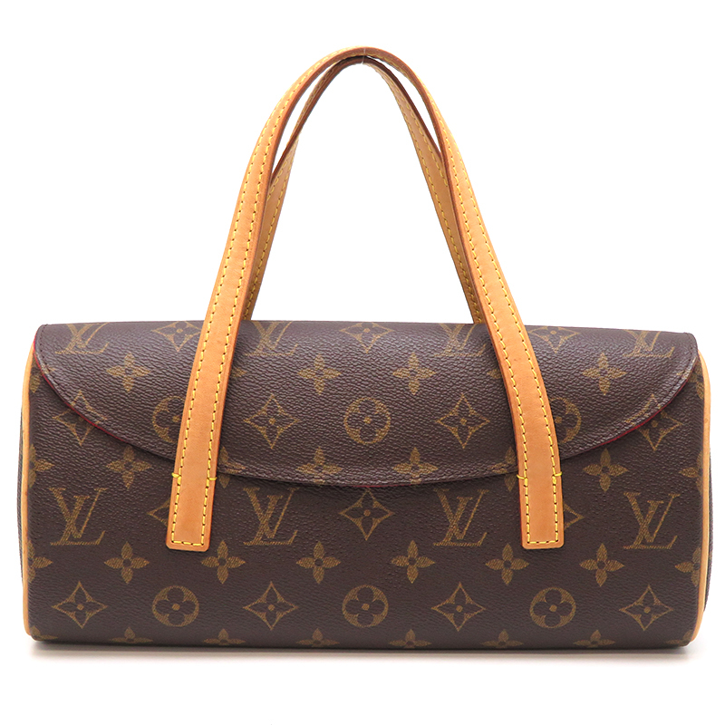 ［飯能本店］LOUIS VUITTON LV ルイ・ヴィトン ソナチネ M51902(廃番) ハンドバッグ モノグラム ブラウン レディース DH79484