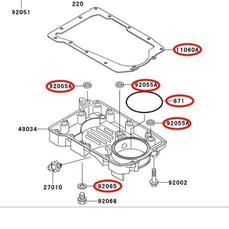 在庫あり 即納 Z400FX オイルパン ガスケット セット カワサキ 純正 E1 E2 E3 E4 Z400J Z550 J FX Z500 FX J