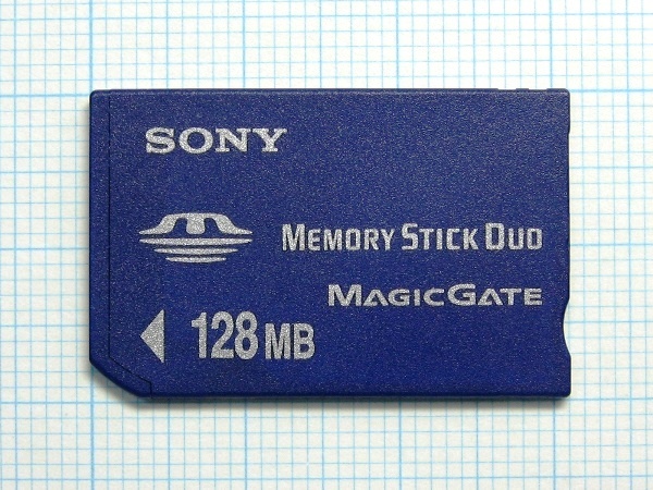 ★SONY メモリースティック Duo１２８ＭＢ 中古★送料６３円～_画像1