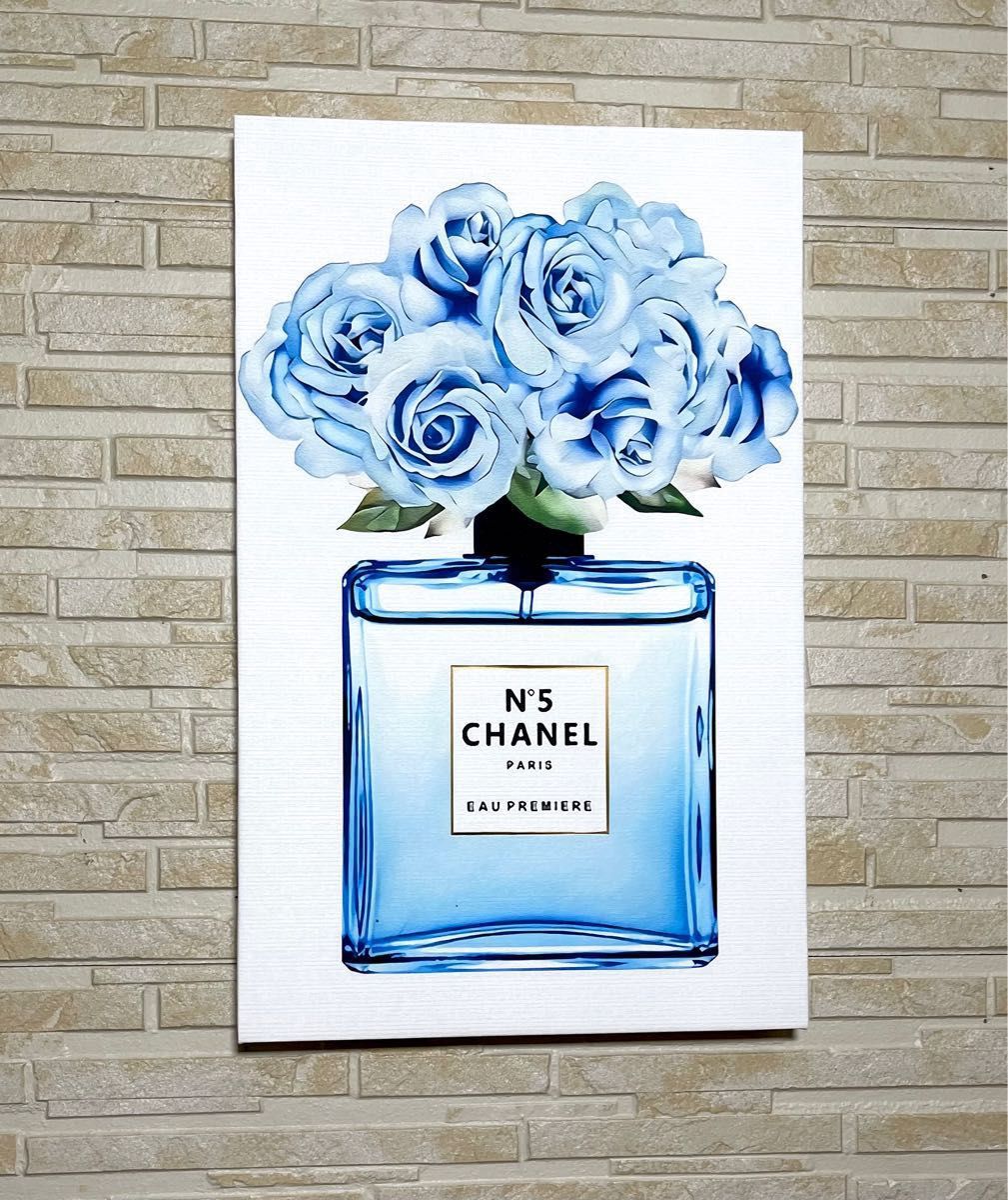 No.77☆完成品☆キャンバスアート　ブランドアートポスター　アートパネル　オマージュアート　香水　CHANEL chance