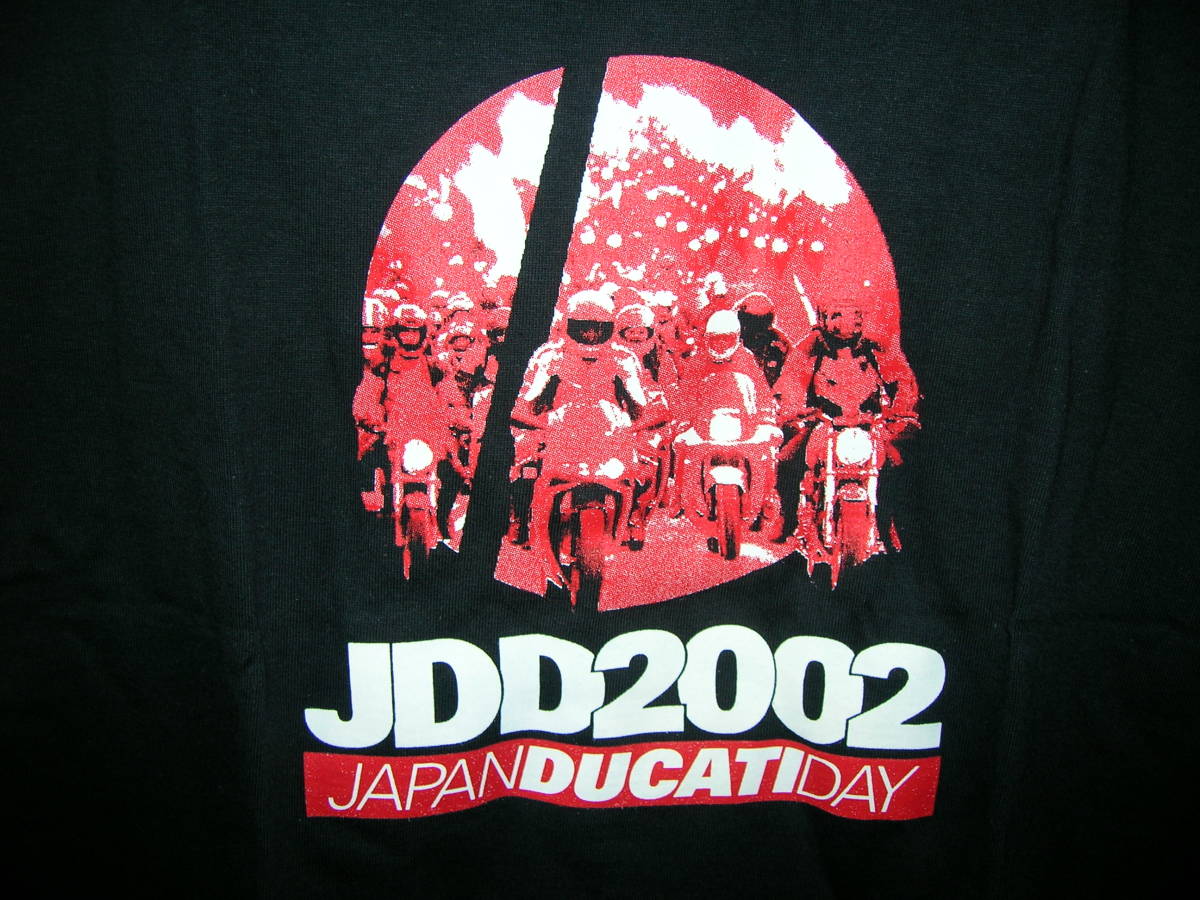 未使用保管品 希少品 JAPAN DUCATI DAY 2002 JDD2002 半袖Tシャツ ドュカティ の画像3
