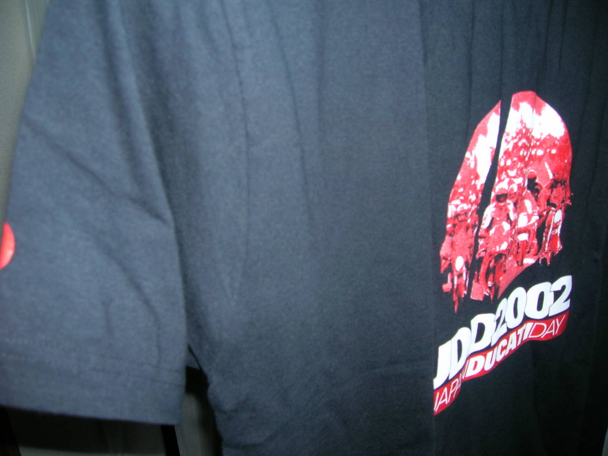 未使用保管品 希少品 JAPAN DUCATI DAY 2002 JDD2002 半袖Tシャツ ドュカティ の画像4