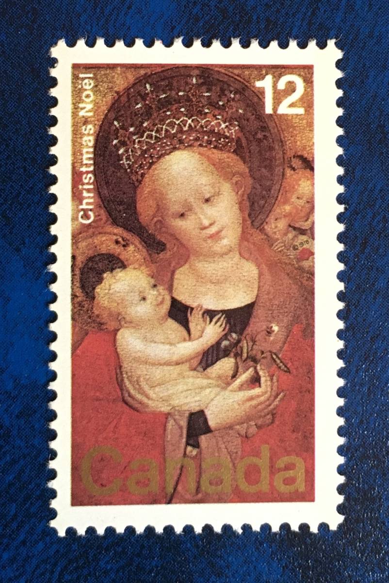 【絵画切手】カナダ 1978年 クリスマス 聖母子 未使用 美品_画像1