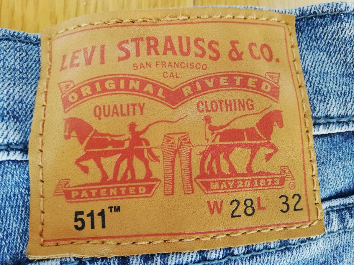 即決／リーバイス LEVI'S 511TM USED (サイズ W28 L32)_画像6