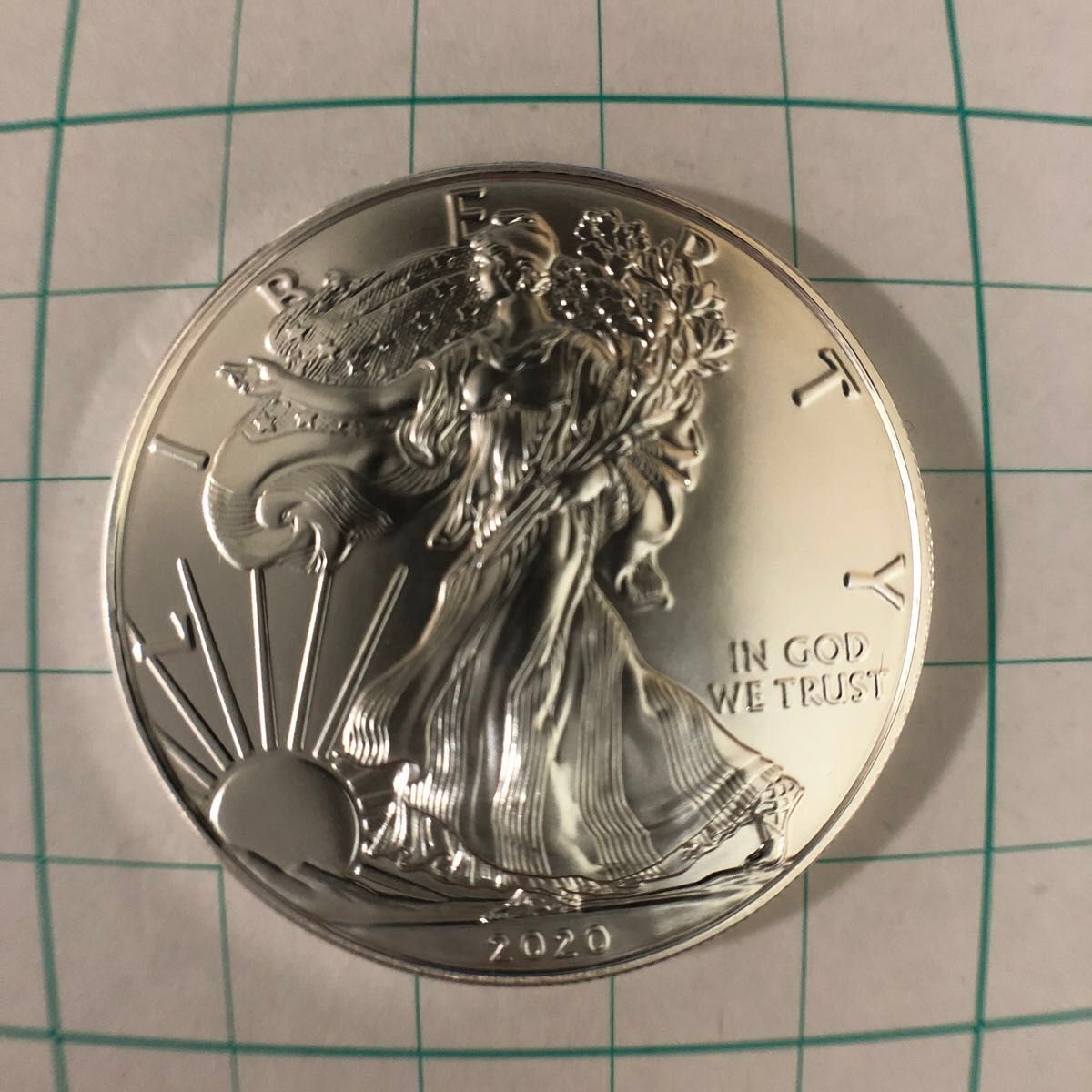 2020年 ウォーキングリバティ 1オンス銀貨 アメリカンイーグル銀貨 2020年ウォーキングリバティ1オンス