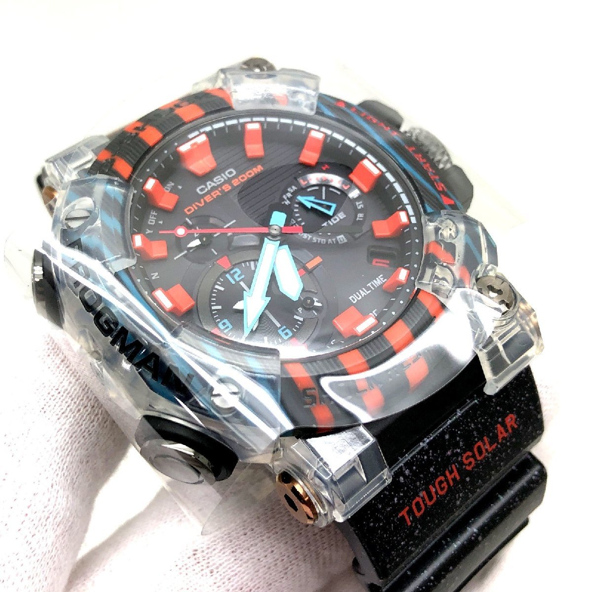 未使用品 G-SHOCK ジーショック CASIO カシオ 腕時計 GWF-A1000APF-1AJR FROGMAN フロッグマン 30周年記念 ヤドクガエル【ITEDS2QBEKIW】_画像4