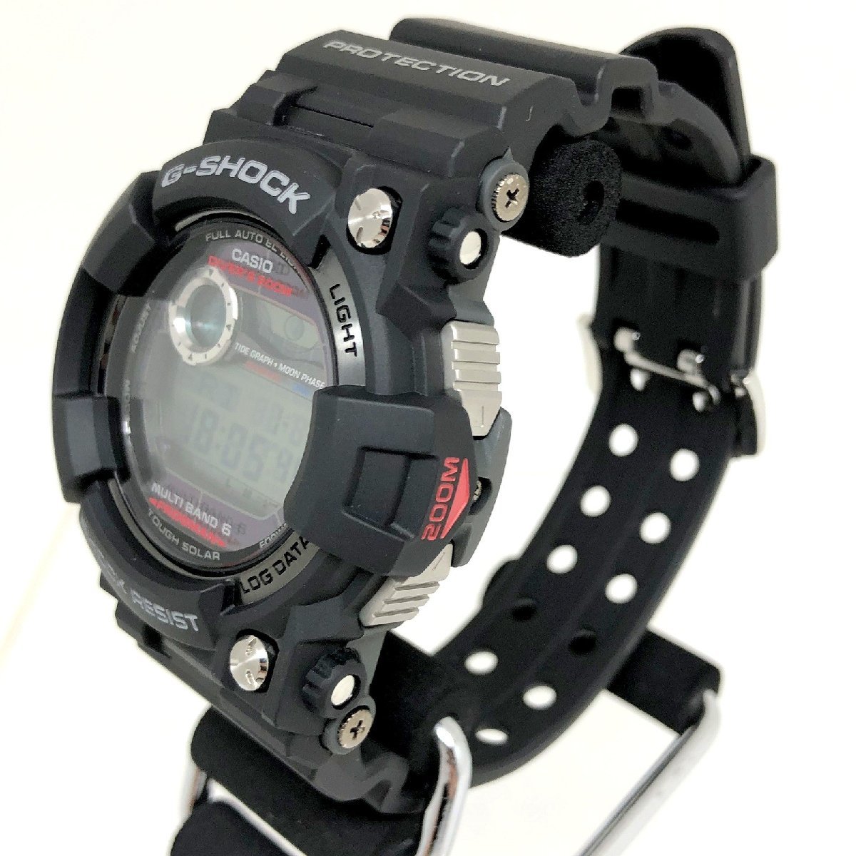 美品 G-SHOCK ジーショック CASIO カシオ 腕時計 GWF-1000-1JF FROGMAN フロッグマン ブラック 電波ソーラー【ITQ94ZSUGR2S】_画像3