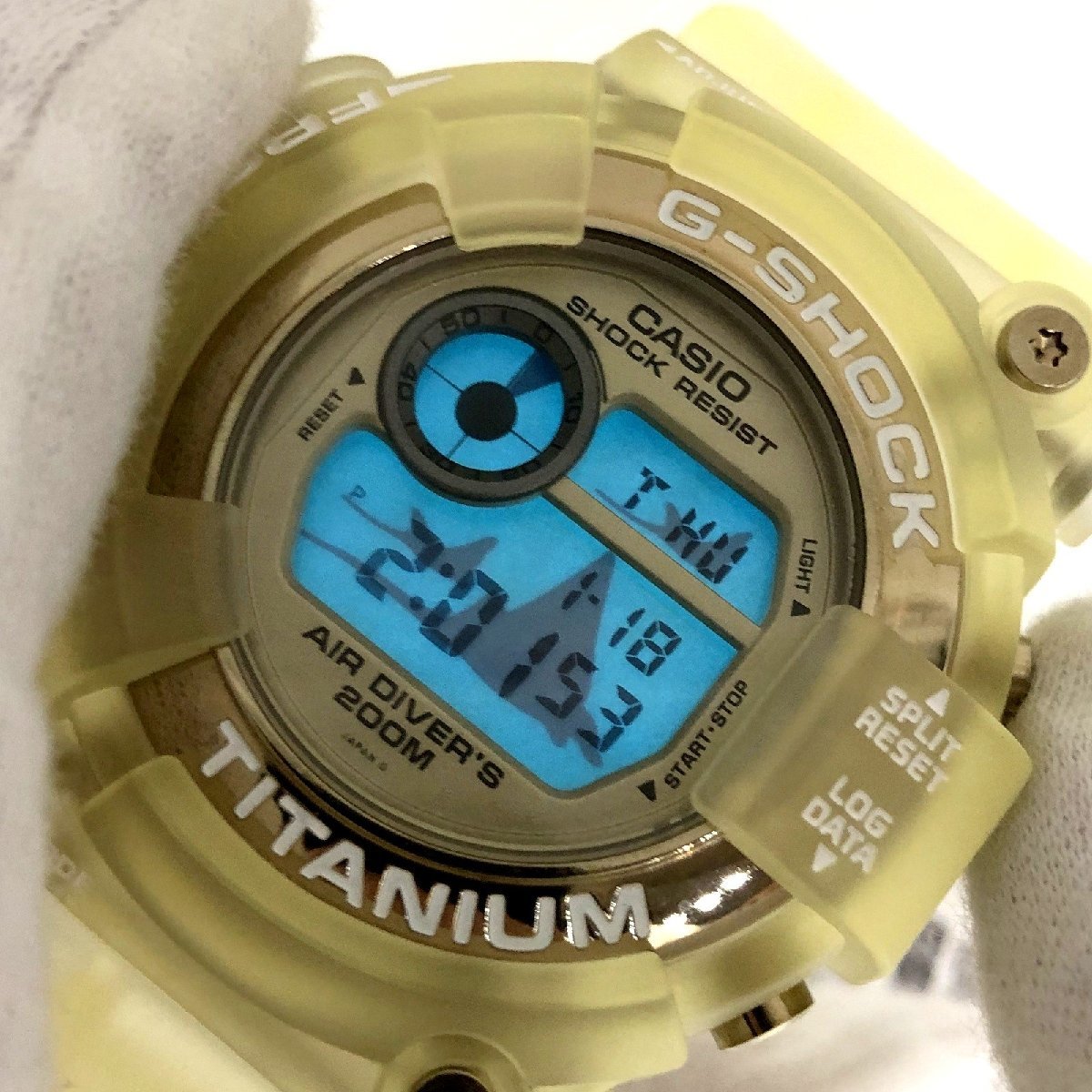 極美品 G-SHOCK ジーショック CASIO 腕時計 DW-8201WC-9T フロッグマン WCCS 礁保護 デジタル クォーツ 【ITHZZ3ODQJYO】_画像8