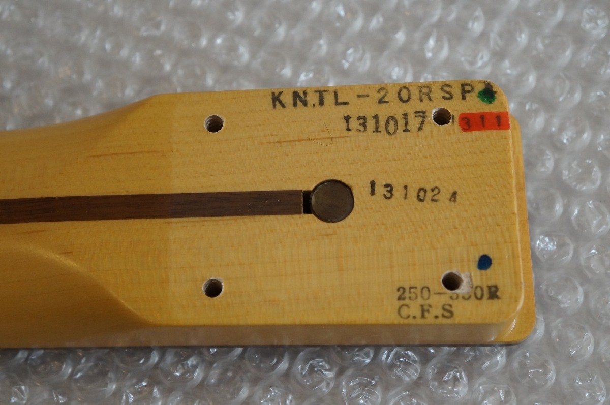 FGN Fujigen テレキャスタータイプ ネック マダガスカルローズウッド指板 限定モデル KNTL20 楽器店オーダー コンパウンドラジアス 良品_画像6