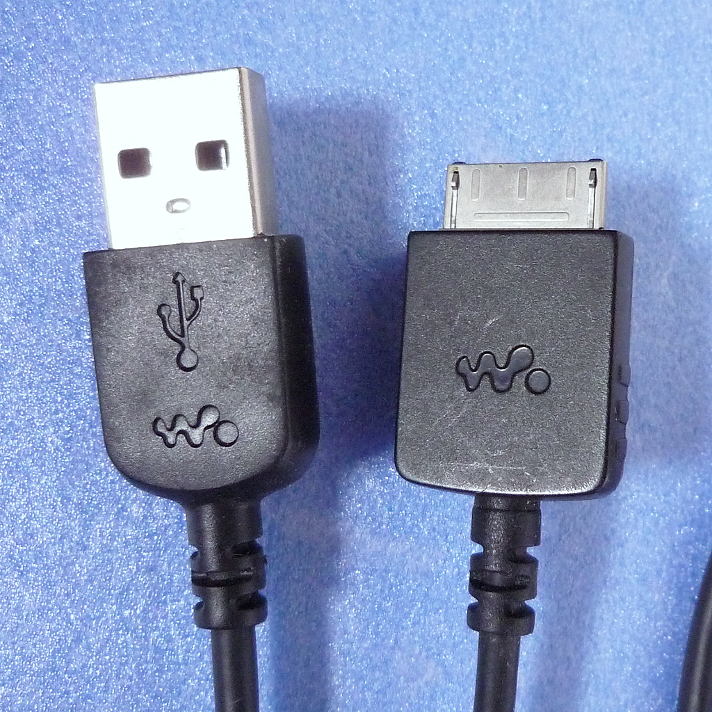 【中古・パソコン接続確認済】SONY WMC-NW20MU（SONY Walkman USBケーブル）※ご注意タグ付き※ _画像3