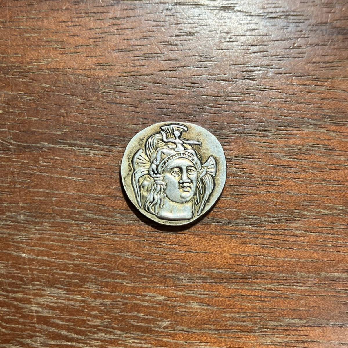 6827,,,古代ギリシャ銀貨　約16mm　海外コイン　アンティークコレクション_画像1