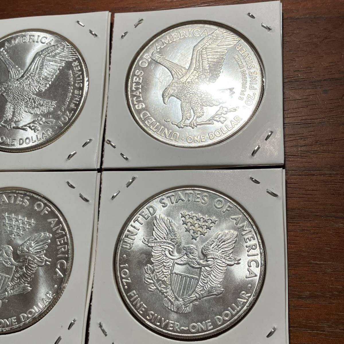 7149,,,アメリカコイン4枚　ウォーキングリバティ　ONE DOLLAR　イーグル　銀貨_画像6