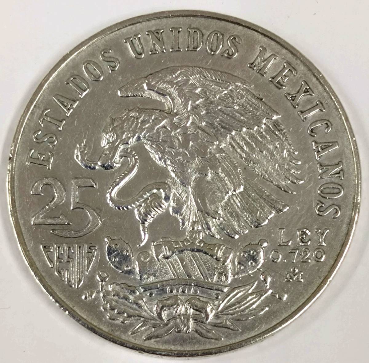 ◇ 1968年 メキシコオリンピック記念 25ペソ銀貨 記念銀貨 ◇_画像6