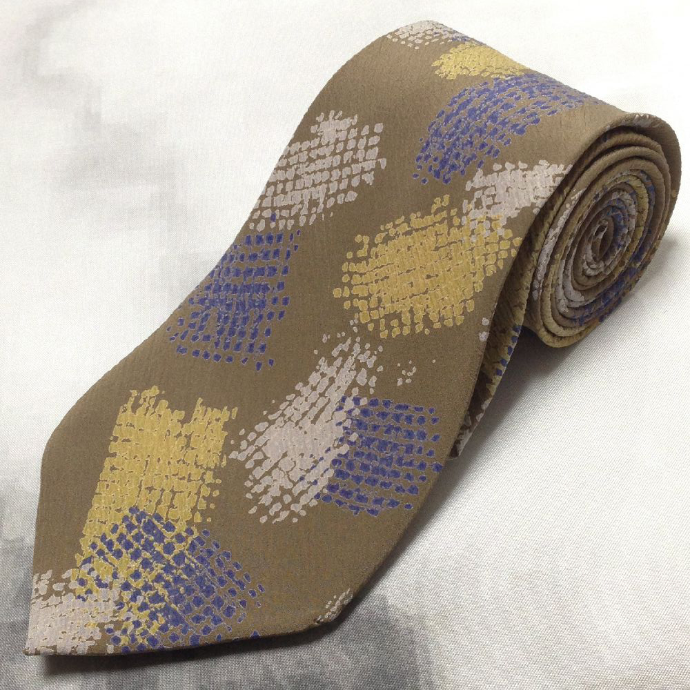  Issey Miyake ISSEY MIYAKE im beautiful goods unused goods the smallest lustre necktie made in Japan silk 100% pattern pattern Mix C-008522.. packet 